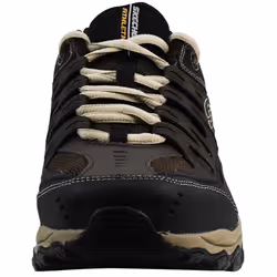 Skechers mens Afterburn M. Fit fashion sneakers  Brown/Taupe  9.5 X-Wide US