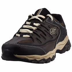 Skechers mens Afterburn M. Fit fashion sneakers  Brown/Taupe  11.5 X-Wide US