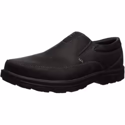 Skechers USA Men's Segment The Search Slip On Loafer Black Leather 9 M US