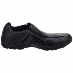 Skechers USA Men's Diameter-Nerves Slip-On Loafer 11 M US Black Leather