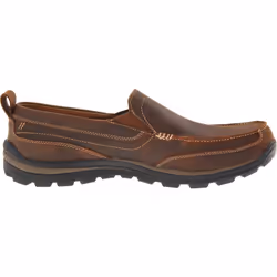Skechers mens Superior Gains Loafer  Dark Brown  12 X-Wide US