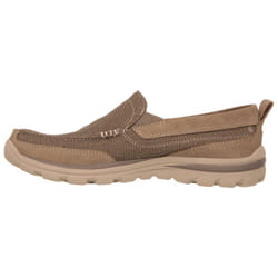 Skechers USA Men's Superior Milford Slip-On Loafer  Light Brown  8 M US