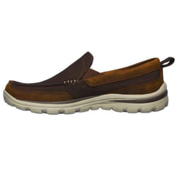 Skechers USA Men's Superior Milford Slip-On Loafer  Light Brown  14 M US