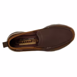 Skechers USA Men's Superior Milford Slip-On Loafer  Light Brown  14 M US