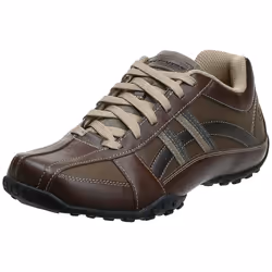 Skechers USA Men's Citywalk Malton Oxford Sneaker Brown 8 M US
