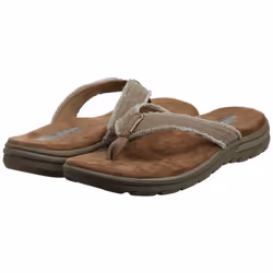 Skechers USA Men's Bosnia Flip-Flop Tan 14 M US
