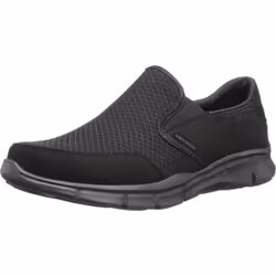 Skechers Men's Equalizer Persistent Slip-On Sneaker Black 8.5 XW US