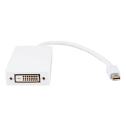 Urban Factory CBB41UF video cable adapter Mini DisplayPort DisplayPort + DVI + HDMI White