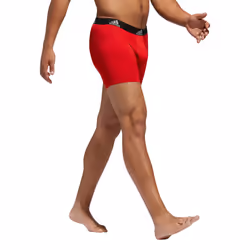 adidas mens Performance Boxer Brief (3-pack) Underwear  Scarlet Red/Bl