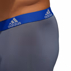 adidas Men's Performance Boxer Brief Underwear (3-Pack)  Onix Grey/Bla