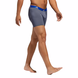adidas Men's Performance Boxer Brief Underwear (3-Pack)  Onix Grey/Bla