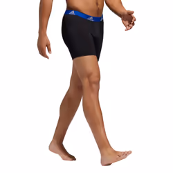 adidas Men's Big & Tall Performance Boxer Brief Underwear (3-Pack)  Bl