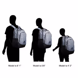 adidas Defender Team Sports Backpack  Jersey Onix Grey/Black  One Size