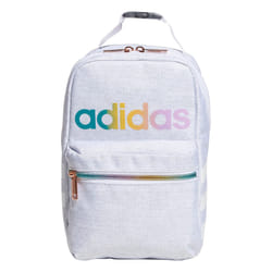 adidas Santiago 2 Insulated Lunch Bag  Jersey WhiteWhite Rainbow  One Size