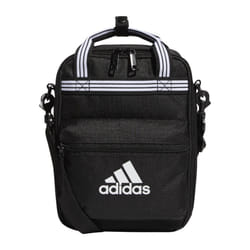 adidas Unisex Squad Insulated Lunch Bag (7L) Food Container Carry Box for Kids/Adults  Black/White  One Size