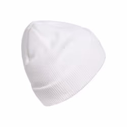 adidas Originals Women's Trefoil Beanie. White/Black 2. One Size