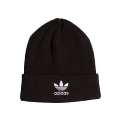 adidas Originals Boys' Trefoil Beanie  Black/White 2  One Size
