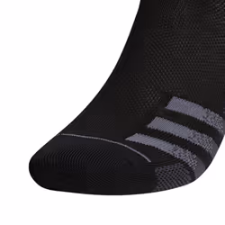 adidas Men's Superlite Stripe 3 Quarter Socks (3-Pair)  Black/Night Gr