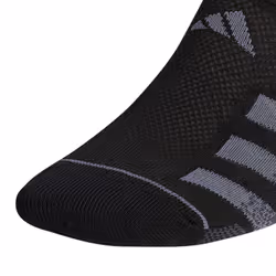 adidas Men's Superlite Stripe 3 Super No Show Socks (3-Pair)  Core Bla