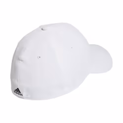 adidas Men's Release 3 Structured Stretch Fit Cap  White/Onix Grey/Bla