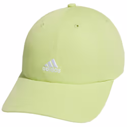 adidas Women's Saturday Relaxed Fit Adjustable Hat Pulse Lime Green/W