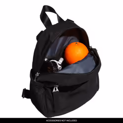 adidas Linear Mini Backpack Small Travel Bag  Black  10.5 inch x8.5 in