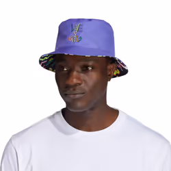 adidas Originals Love Unites Reversible Bucket Hat  Black/Purple/Pride