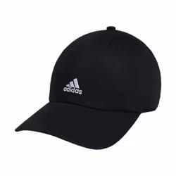 adidas Women's Saturday Relaxed Fit Adjustable Hat Black/White One S