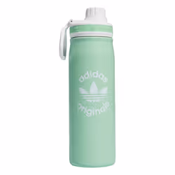 adidas Originals 600 Ml (20 Oz) Metal Water Bottle  Hot/Cold Double-Walled Insulated 18/8 Stainless Steel  Glory Mint Green/W ...