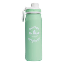 adidas Originals 600 Ml (20 Oz) Metal Water Bottle  Hot/Cold Double-Walled Insulated 18/8 Stainless Steel  Glory Mint Green/White  One Size