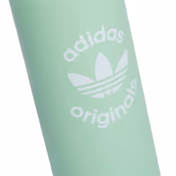 adidas Originals 600 Ml (20 Oz) Metal Water Bottle  Hot/Cold Double-Walled Insulated 18/8 Stainless Steel  Glory Mint Green/White  One Size