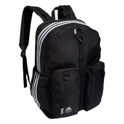 adidas Iconic 3 Stripe Backpack Black/White One Size