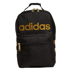 adidas Santiago Lunch Bag  Insulated School Food Container Box  Black/Gold Metallic/2.0  One Size