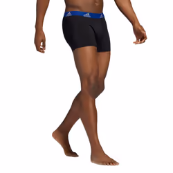 adidas Men's Performance Trunk Underwear (3-Pack)  Black/Team Royal Bl
