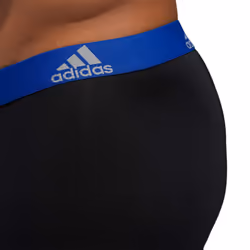 adidas Men's Performance Trunk Underwear (3-Pack)  Black/Collegiate Ro