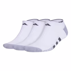 adidas Cushioned No Show Socks (3-Pair)