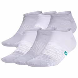 adidas Mens Superlite Super (6-pair) No Show Sock White/Court Green/L