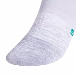 adidas Mens Superlite Super (6-pair) No Show Sock  White/Court Green/L