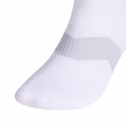 adidas Unisex Metro 6 Soccer Socks (1-pair)  White/Clear Grey/Black  M