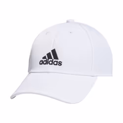 adidas Men's Decision Structured Low Crown Adjustable Fit Hat White/B
