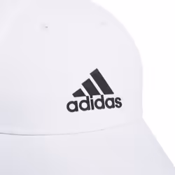 adidas Men's Decision Structured Low Crown Adjustable Fit Hat  White/B