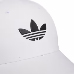 adidas Originals Men's Beacon Structured Precurve Snapback Cap  White/