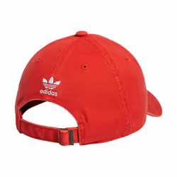 adidas Originals Men's Relaxed Fit Strapback Hat  Better Scarlet/White
