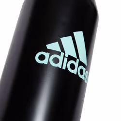 adidas 1 Liter (32 oz) Metal Water Bottle  Hot/Cold Double-Walled Insulated 18/8 Stainless Steel  Black/Pulse Mint Green/Blue Fusion  32 Ounces