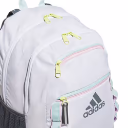 adidas Excel 6 Backpack  White/Semi Flash Aqua Blue/Orchid Fusion Purp