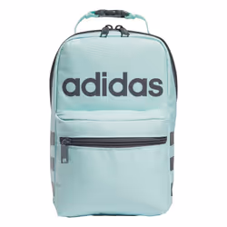 adidas Santiago Lunch Bag Insulated School Food Container Box Semi Flash Aqua Blue/Onix Grey/2.0 One Size