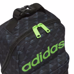 adidas Santiago Insulated Lunch Bag 6.5L with Clip Lock Handle  BOS Mini Monogram Black/Lucid Lime Green  One Size