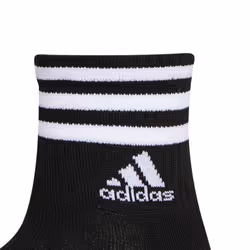 adidas Women's 3-Stripe High Quarter Socks (3-Pair) with Arch Compress