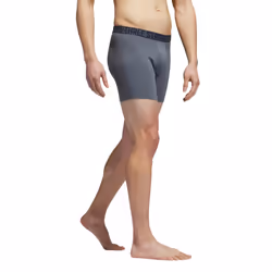 adidas Men's Stretch Cotton Boxer Brief Underwear (4-Pack)  Black/Onix