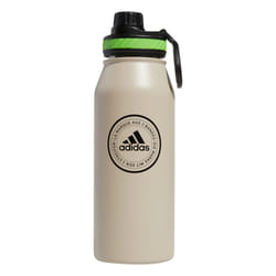 adidas 1 Liter 32 Oz Metal Water Bottle  HotCold DoubleWalled Insulated 188 Stainless Steel  Wonder BeigeBlackLucid Lime